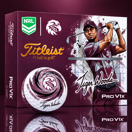 TITLEIST  x Signature NRL MWSE BESPOKE 94th Anniversary Edition V3 Golf Balls – Tiger Woods Signature Edition
