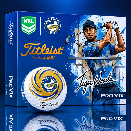 TITLEIST  x Signature NRL PE BESPOKE 94th Anniversary Edition V3 Golf Balls – Tiger Woods Signature Edition