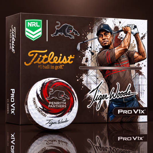 TITLEIST  x Signature NRL PP BESPOKE 94th Anniversary Edition V3 Golf Balls – Tiger Woods Signature Edition