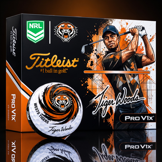 TITLEIST  x Signature NRL WT BESPOKE 94th Anniversary Edition V3 Golf Balls – Tiger Woods Signature Edition