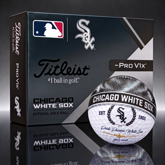 TITLIEST X SIGNATURE MLB CWS EXCLUSIVE BESPOKE NAME GALAXY  GOLF BALL V3  LIMITED EDITION