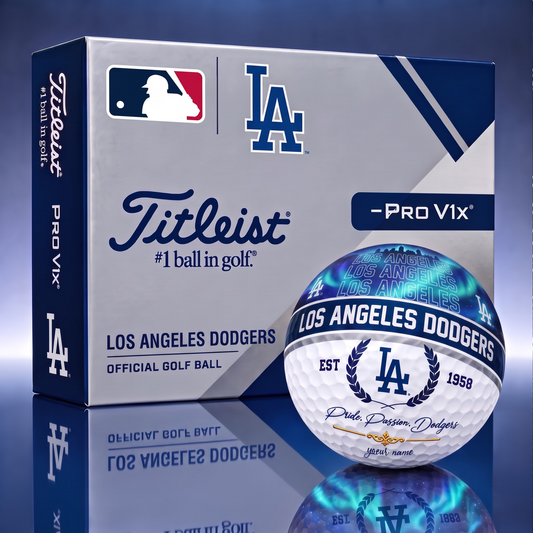 TITLIEST X SIGNATURE MLB LA EXCLUSIVE BESPOKE NAME GALAXY  GOLF BALL V3  LIMITED EDITION