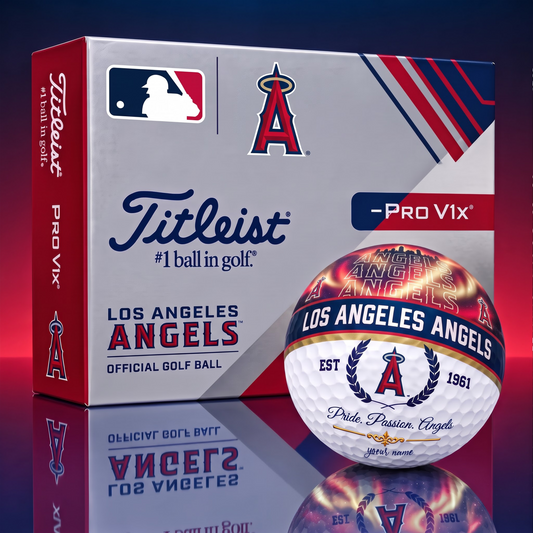 TITLIEST X SIGNATURE MLB LAA EXCLUSIVE BESPOKE NAME GALAXY  GOLF BALL V3  LIMITED EDITION