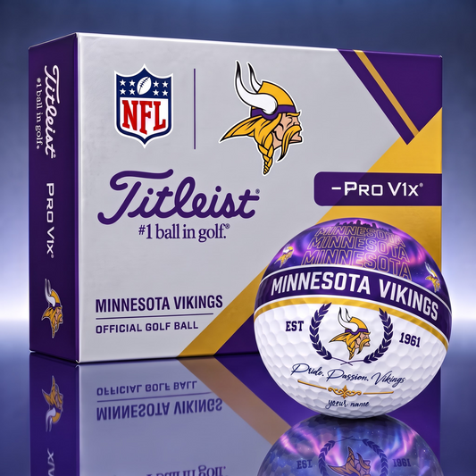 TITLIEST X SIGNATURE NFL MV EXCLUSIVE BESPOKE NAME GALAXY  GOLF BALL V3  LIMITED EDITION