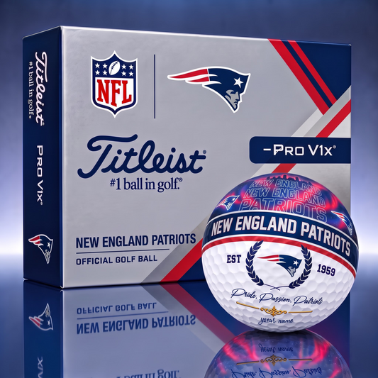 TITLIEST X SIGNATURE NFL NEP EXCLUSIVE BESPOKE NAME GALAXY  GOLF BALL V3  LIMITED EDITION