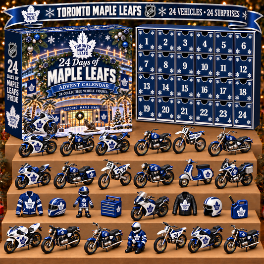 TML x NHL Personalized 24 Days Of Motorcycles Advent Calendar Blink Box