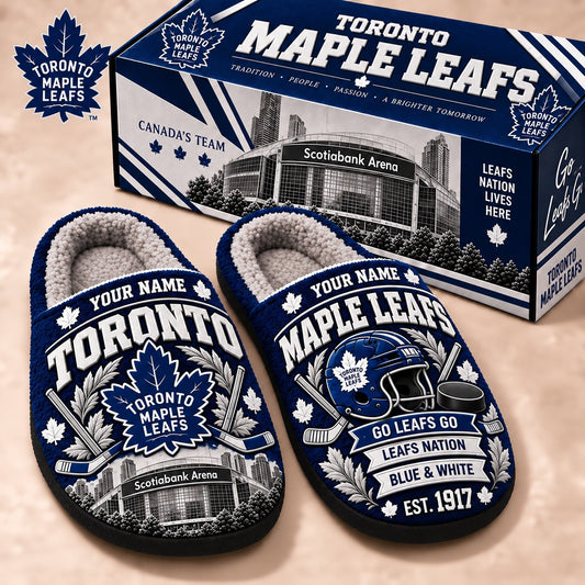 TML x NHL Premium Personalized Slippers Gift For Fan Hockey Men Women
