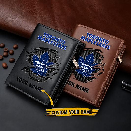 TOR x NHL Men Slim Vertical Wallets New