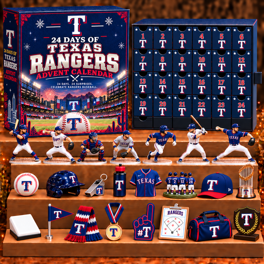 TR x MLB Personalized 24 Days Of Baseball Advent Calendar Blink Box