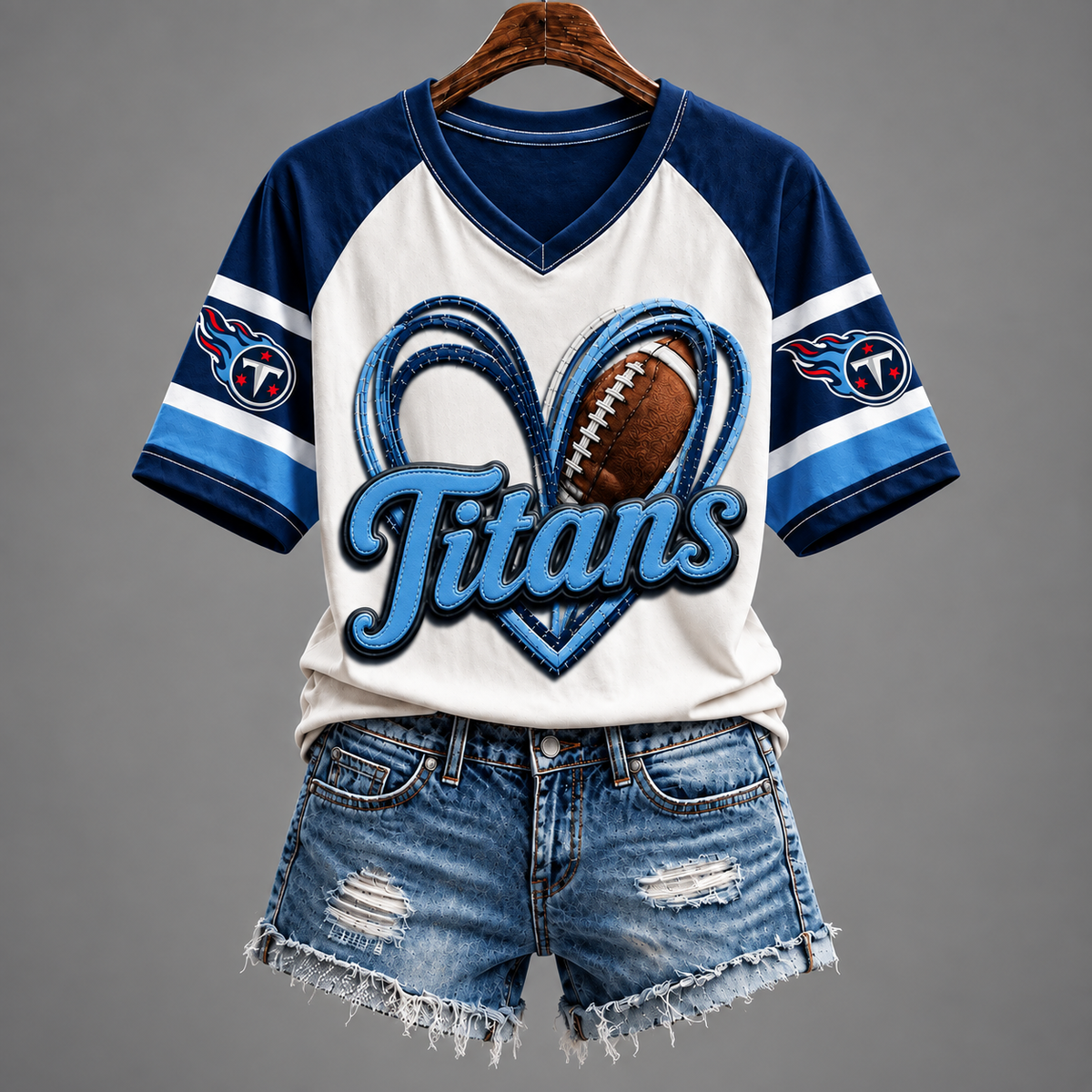 TT x Premium V-Neck Womenƒ??s Shirt
