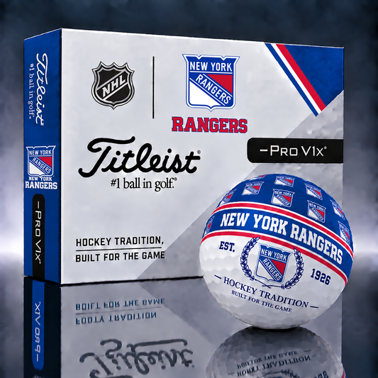 Titleist X Premium NHL x NYR PERSONALIZED GOLF BALL LIMITED EDITION  V5
