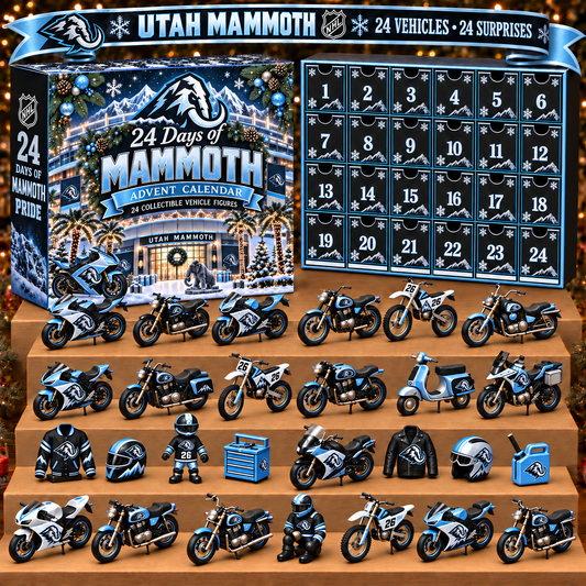 UM x NHL Personalized 24 Days Of Motorcycles Advent Calendar Blink Box