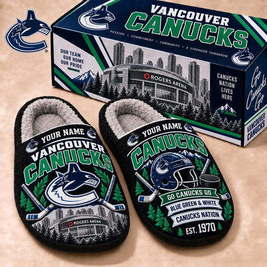 VC x NHL Premium Personalized Slippers Gift For Fan Hockey Men Women