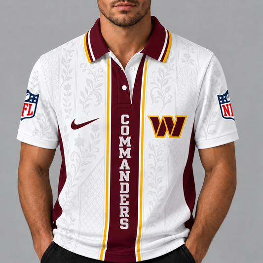 WC Premium NFL Floral Elegance Menƒ??s Polo Shirt