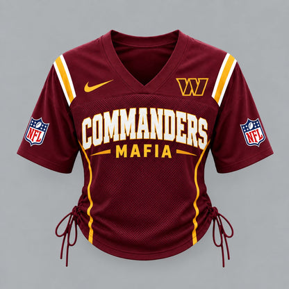 WC Premium NFL Game Day Women Lace-Up Jersey Shirt