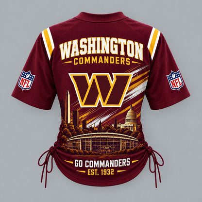 WC Premium NFL Game Day Women Lace-Up Jersey Shirt