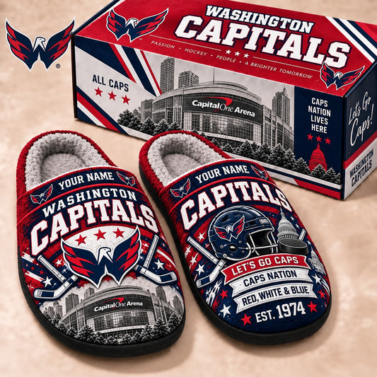 WC x NHL Premium Personalized Slippers Gift For Fan Hockey Men Women