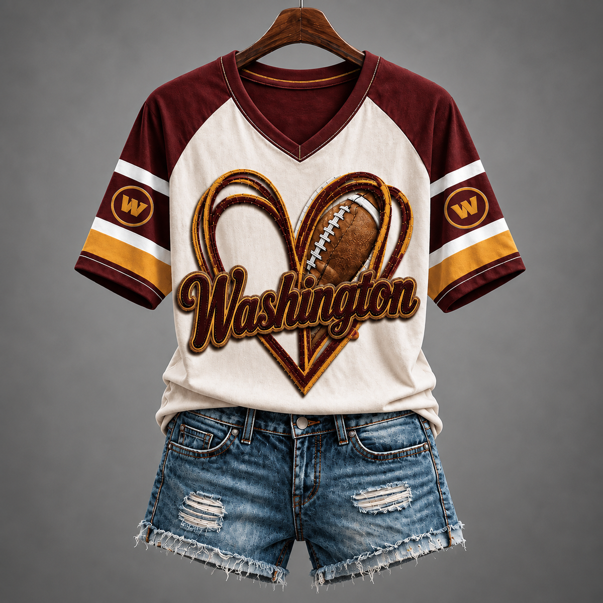 WC x Premium V-Neck Womenƒ??s Shirt