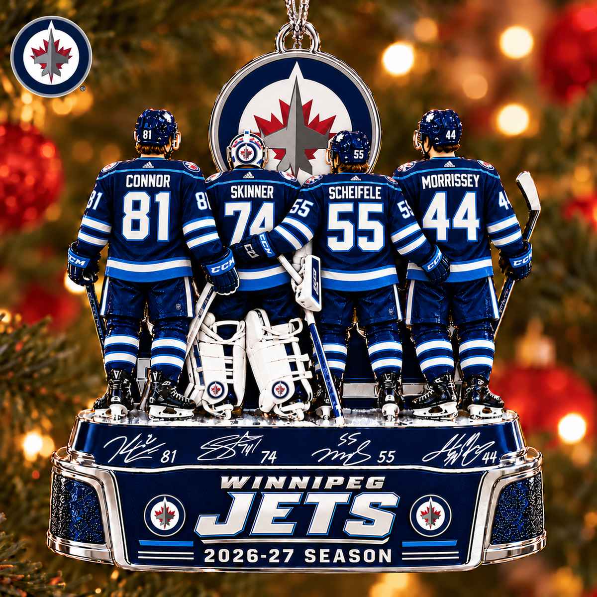 WJ x NHL Game Day Premium Personalized Acrylic Ornament Gift For Fan